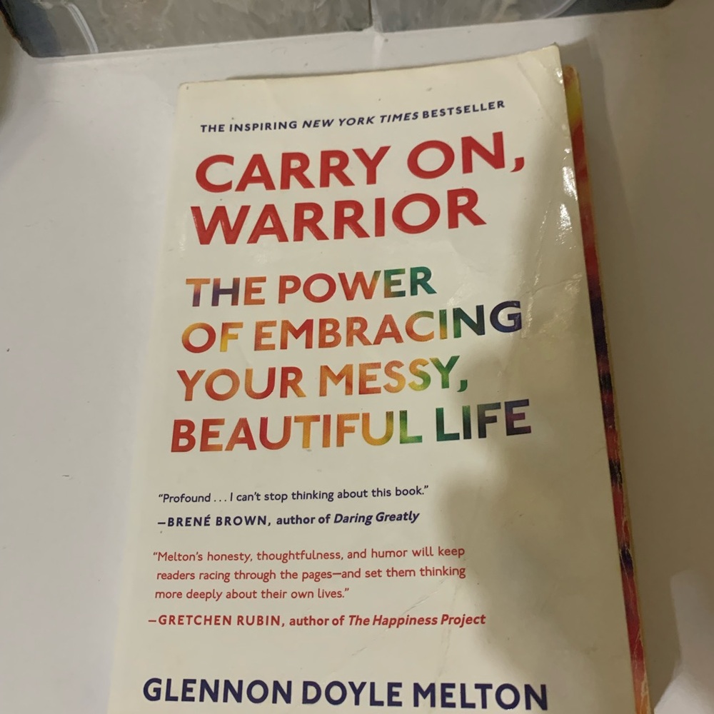 Therapy Book carry on warrior